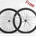carbon wheelset 50mm clincher glossy wheelset novatce 271-372 hub free shipping-