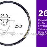 MTB Tubeless Clincher Rim 26 inch for bicycle-MR-26C+