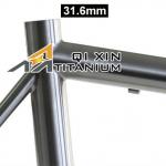 1.2-1.5kg Reliability Mountain Titanium Bike Frame