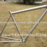 Titanium Road Frame with Di2 Cable Running and PF BB30 Shell-