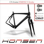 2013 carbon CX frame,internal carbon frameset,integrated frame China carbon bicycle HM058-HM-058