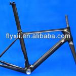Full Carbon 3K Glossy Road Bike BB30 Frame Fork Seatpost Clamp Headset FLX-FR-315-FLX-FR-315