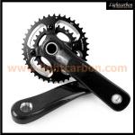 LIGHTCARBON full carbon MTB crank set, carbon mountain bicycle parts, crankset