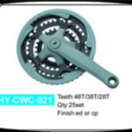popurlar bicycle chain wheel&amp;crank,48T/38T/28T-CWC-021