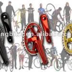 Good quality 700C fixed gear bike alloy Chainwheel and crank in various color