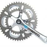 X-TASY Smooth Silver Forged Alloy Road Bike Crankset TD-722