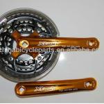 X-TASY Golden Bicycle Chainwheels&amp;Crank HAWK-AY-RD