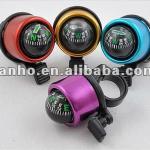 2014 New BIKE CYCLING SAFETY RING COMPASS &amp; ALARM HANDLEBAR BELL HORN-LO623