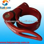 alloy bicycle seat post clamp with quick release