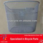 Strong grey steel wire bicycle basket-PS-BSK-008