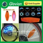 newest!led flash bike spoke light (color bike spoke light) lights on your bike-