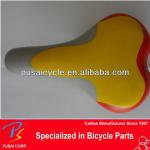 Colorful wholesale leather bicycle saddle/parts