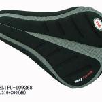 Cycling Bike Bicycle Soft Gel Memory Foam Saddle Cover Cushion Black-FU-109268