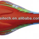 Customized Imitation Leather Red Children Bicycle Saddle-FC-BSDC03