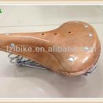 2013 bicycle leather seat/saddle classic bicycle seat/brown bicycle saddle-LOL-SF-768-3