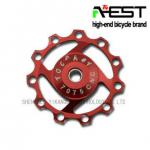 11T Anodized Red Derailleur Pulley for Bike-YPU09A04