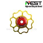 CNC 11T Flower Style Ceramic Rear Derailleur Pulley for Sram