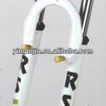 bicycle front suspension fork with double crown