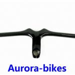 Full carbon mtb bicycle parts, carbon mtb handlebar, 3k mtb integrated handlebar carbon fiber-MTB integrated handlebar