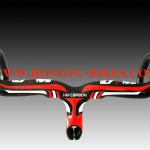 Road Bike handlebar HB005 in full carbon road bike handle bar, integrated with stem customized painting design for sales-HB005