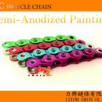 PYC chain-Semi-Anodized Painting-Colored Bicycle chain-Colored chain