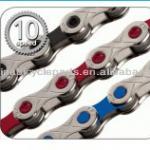 KMC Extremely Durable Colored Mountain Bike Chains X10 VIVID-X10 VIVID