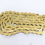 KMC Brilliant Gold 1 Speed Colored Bike Chains Z410-Z410