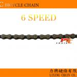 PYC chain P6001 - 1/2&quot;x3/32&quot;- 6 Speed Bicycle Chain