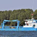 Boxshaped geared general cargo sea-river ship 2 150 dwt on 3.80 m draft-