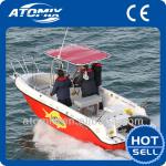 Pleasure Fishing boat with outboard engine