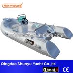 CE Q boat fiberglass inflatable yacht with step end