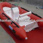 4.2m 6 people pvc inflatable fiberglass RIB fishing boat-HA-RIB420A
