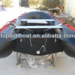 RIB-330 hot sale double hull fiberglass high quality PVC or Hypalon inflatable RIB boat