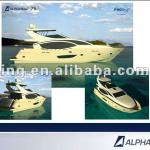 real 75&#39; yacht made of glass steel, Maintenance-free-ALPHA 75