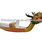 hot sale racing high qulity racing fiberglass used Dragon boat for 12 person-HZKW-D001