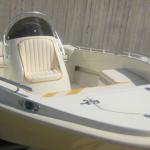 Fiberglass central console boat-455 Open