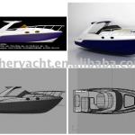Mini cabin yacht 7.9m(inboard or outboard)-THY-s790