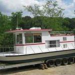 SEAGOING brand HOUSEBOAT-