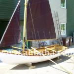 15 foot sailing wooden boat-Tosca