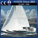 Hison manufacturing brand new vocational holiday house boat-sailboat