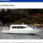 Singapore Centurion 40 Aluminium Fast Crew Boats-Centurion 40 Fast Ferry