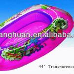 PVC infatable crystal single baby boat