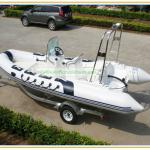 2013 new products (CE) center console and steering wheel hypalon fiberglass rigid hull rigid inflatable boat-