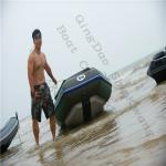 CE 360cm Cando Hypalon/PVC inflatable air mat V-hull inflatable white water rafts for sale