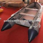 4.2m PVC inflatable boat, 13.6ft boat ,PVC Craft ,with Aluminum Flloor-W420