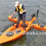 *Plastic Single Fishing Kayak WINIX / Canoe with 40lbs motor-HE54600