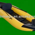 (CE)PVC material 2.8m 1 person inflatable fishing kayak best selling for sale