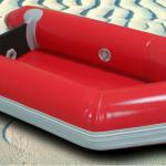 small red inflatable canoe for kid-JC--DMZ336