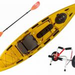 Hobie Kayak New-Predator 13 - Yellow - Kayak City Portage Package 