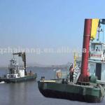 Barge Vessel for Oil and Water-